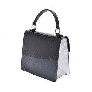 Louis Vuitton Spring Street Patent Ivory Black Noir Vernis White Handbag